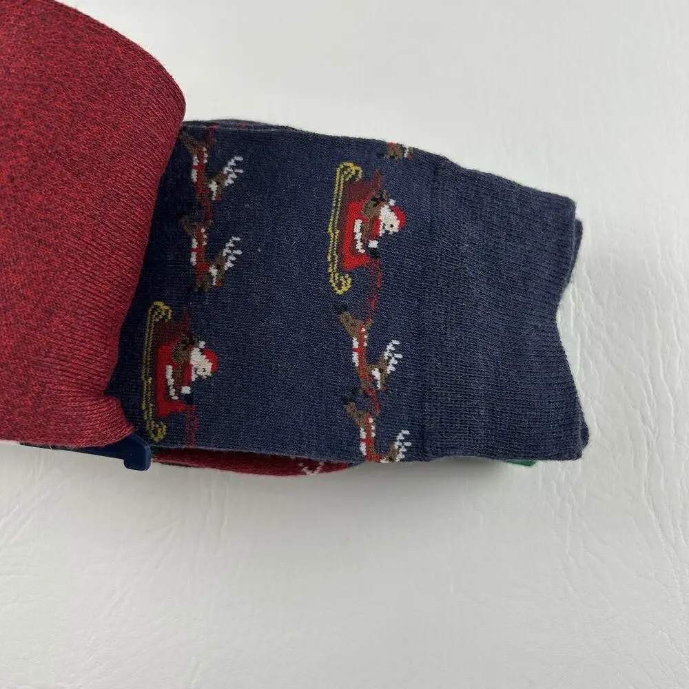Original Penguin Men’s 5 Pair Crew Socks Christmas Gift Set 8-13